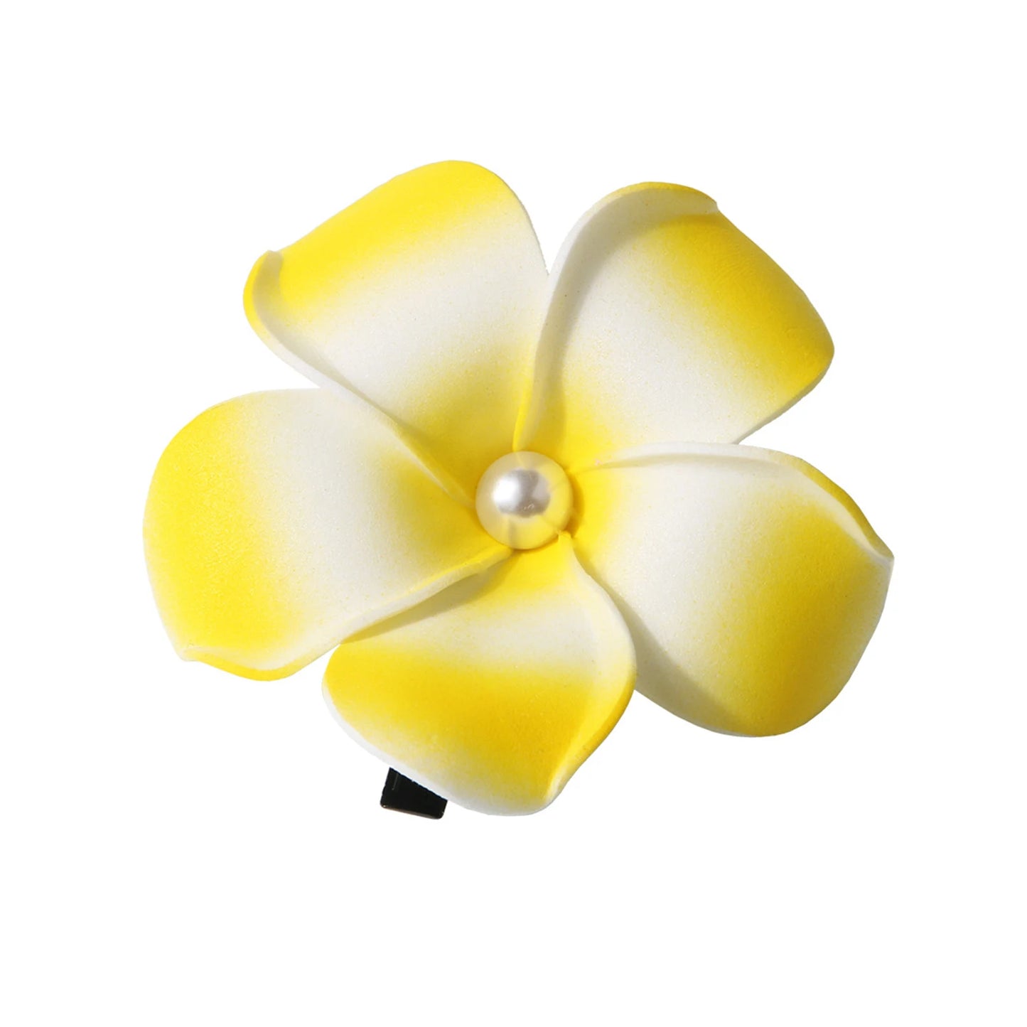 1Pc Plumeria Flower Hair Clips For Women Girls Hairpins Egg Flower Barrette Hawaiian Wedding Party Bag Hat Accessories