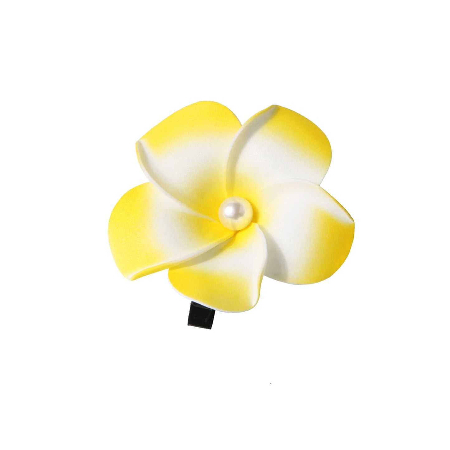 1Pc Plumeria Flower Hair Clips For Women Girls Hairpins Egg Flower Barrette Hawaiian Wedding Party Bag Hat Accessories