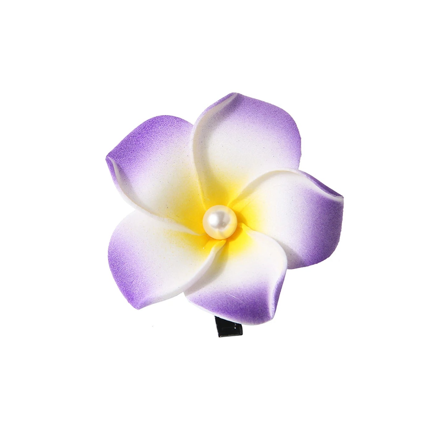 1Pc Plumeria Flower Hair Clips For Women Girls Hairpins Egg Flower Barrette Hawaiian Wedding Party Bag Hat Accessories